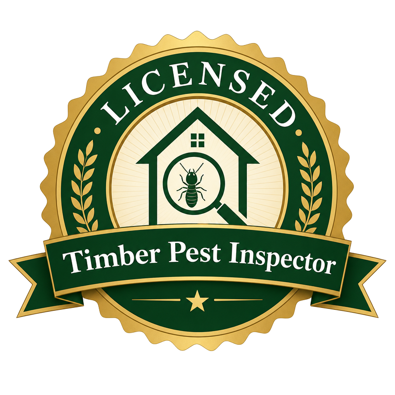 Licensed Timber Pest Inspector badge